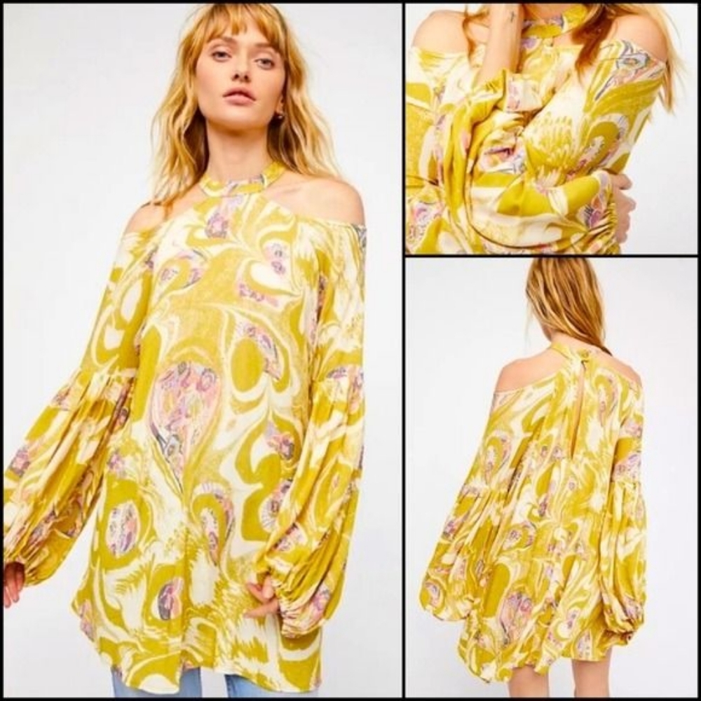 Free People Drift Away Off Shoulder Dress